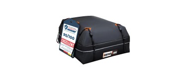 Amazon: Coffre de toit voiture Upgrade4cars - 566 L, pliable et étanche, 130 × 110 × 40 cm à 58,28€