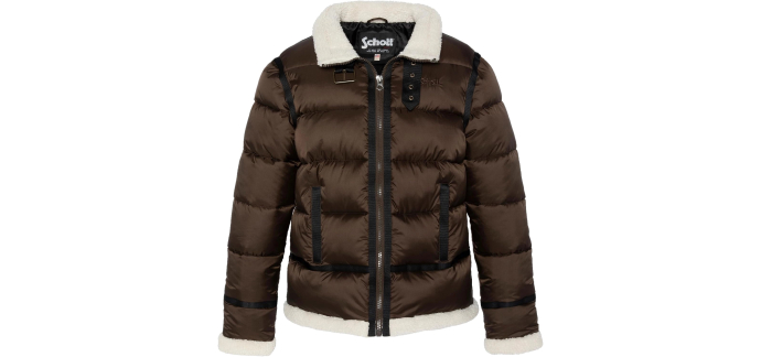 Amazon: Doudoune Inspiration Bombardier Schott - Taille L à 71,20€ (au lieu de 102,25€)