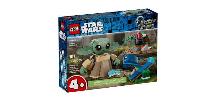 Amazon: LEGO 75443 Star Wars Chez Grogu à 11,19€ (au lieu de 19,99€)