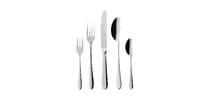 LIDL: VILLEROY & BOCH Ménagère Oscar 30 pièces - Inox à 79,99€ (au lieu de 174,99€)