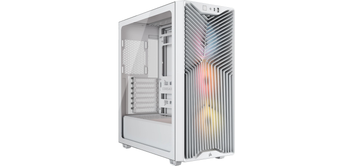 Amazon: Boitier PC Corsair 3200D RS ARGB - Moyen Tour, 3 Ventilateurs RS120 ARGB, Compatible Radiateur 360mm