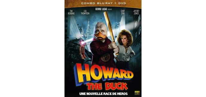 Amazon: Combo Blu-ray + DVD Howard the Duck à 15,99€ (au lieu de 19,9€)