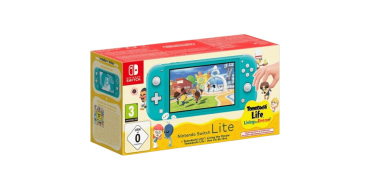 Amazon: Pack Nintendo Switch Lite Turquoise + Tomodachi Life (Switch) à 219,99€ (au lieu de 259,99€)