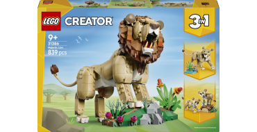 Amazon: LEGO® Creator Animaux sauvages  le lion majestueux (31386) à 37,49€ via coupon