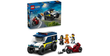 Amazon: LEGO® City Le Fourgon Pénitentiaire (60479) à 9,67€ (au lieu de 12,97€)