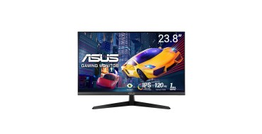 Amazon: Écran PC 24" Asus Gamer Eye Care VY249HGR - FHD, IPS, 120 Hz à 79€ (au lieu de 99,99€)