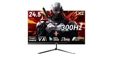 Amazon: Écran PC 24.5" LXZ - 300Hz, FHD 1920x1080P VA à 97,74€ (au lieu de 112,9€)