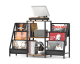 Amazon: Meuble Platine Vinyle avec Rangement pour 280 Albums, avec Étagères de Stockage à 57,14€