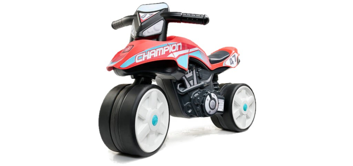 JoyBuy: Falk Draisienne Moto - Roues silencieuses, Rouge, Dès 2 ans à 29,99€ (au lieu de 49,99€)
