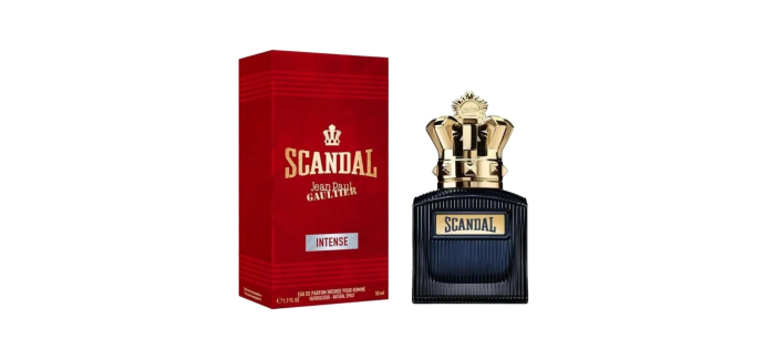 Amazon: Eau De Parfum Jean Paul Gaultier Scandal Intense - Pour Homme 50ml à 39,32€ (au lieu de 78,22€)