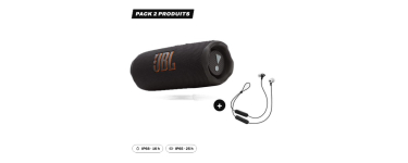 JoyBuy: Pack JBL Flip 7 + Endurance Run 3 BT - Enceinte & écouteurs sport - Noir à 99€ (au lieu de 129€)