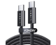 Amazon: Câble USB-C vers USB-C Lisen 240 W, 2 m - Charge Rapide PD 3.1 / QC 4.0, Nylon Tressé, Puce E-Marker