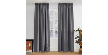 Amazon: Lot de 2 Rideaux Pony Dance - Occultants, Thermiques, 140x245cm, Gris à 21,59€ (au lieu de 28,39€)