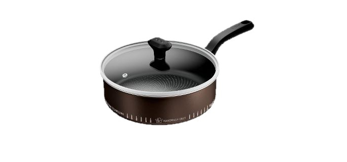 LIDL: TEFAL Sauteuse Light Cook Ø 24 cm - Induction, revêtement Titanium à 23,99€ (au lieu de 44,99€)