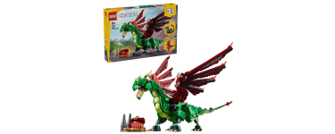 Amazon: LEGO® Creator 3-en-1 Le Dragon Médiéval (31161) à 37,49€ (au lieu de 44,64€)